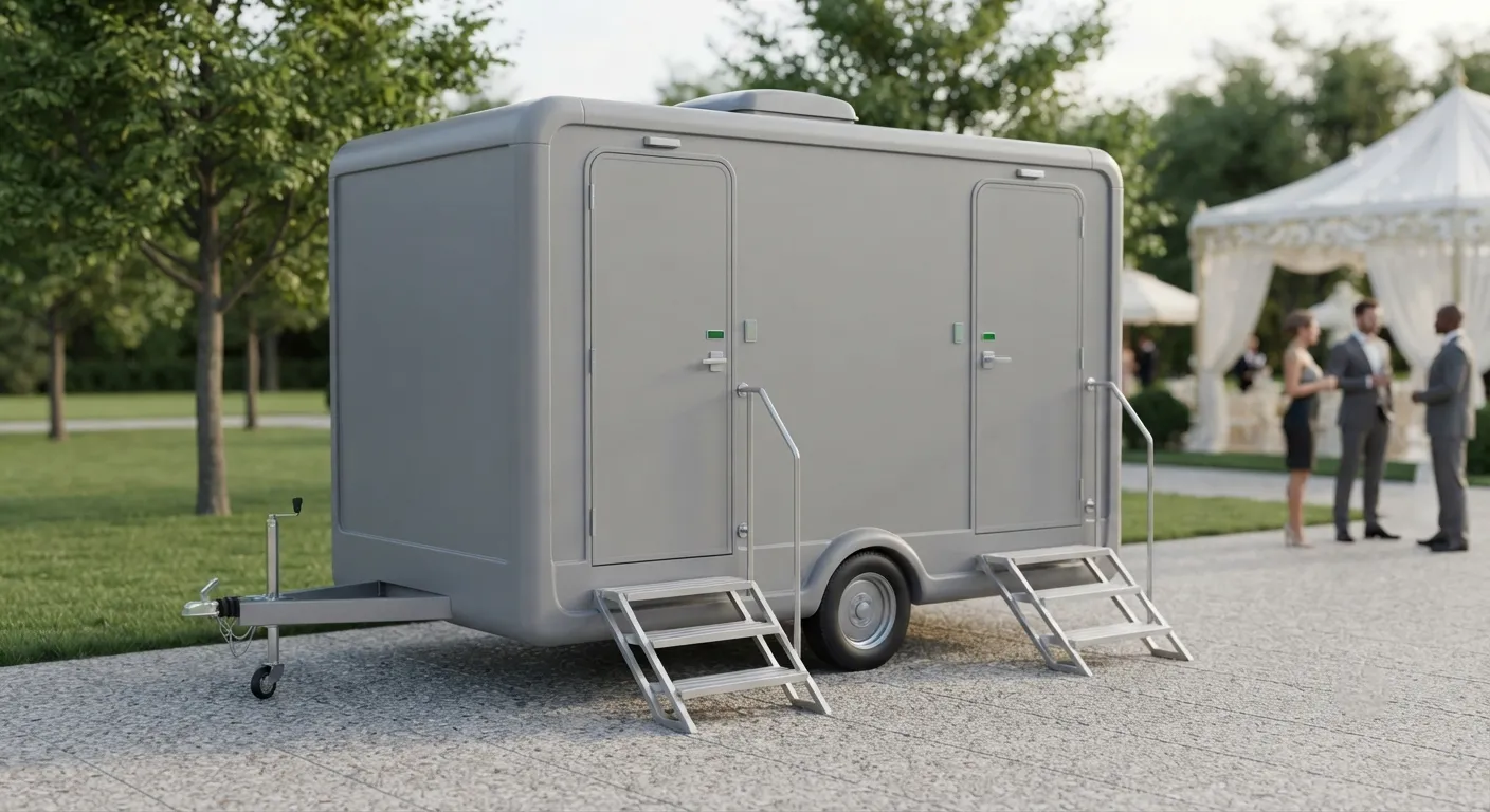 2 Stall Restroom Trailer in Sterling Heights, MI