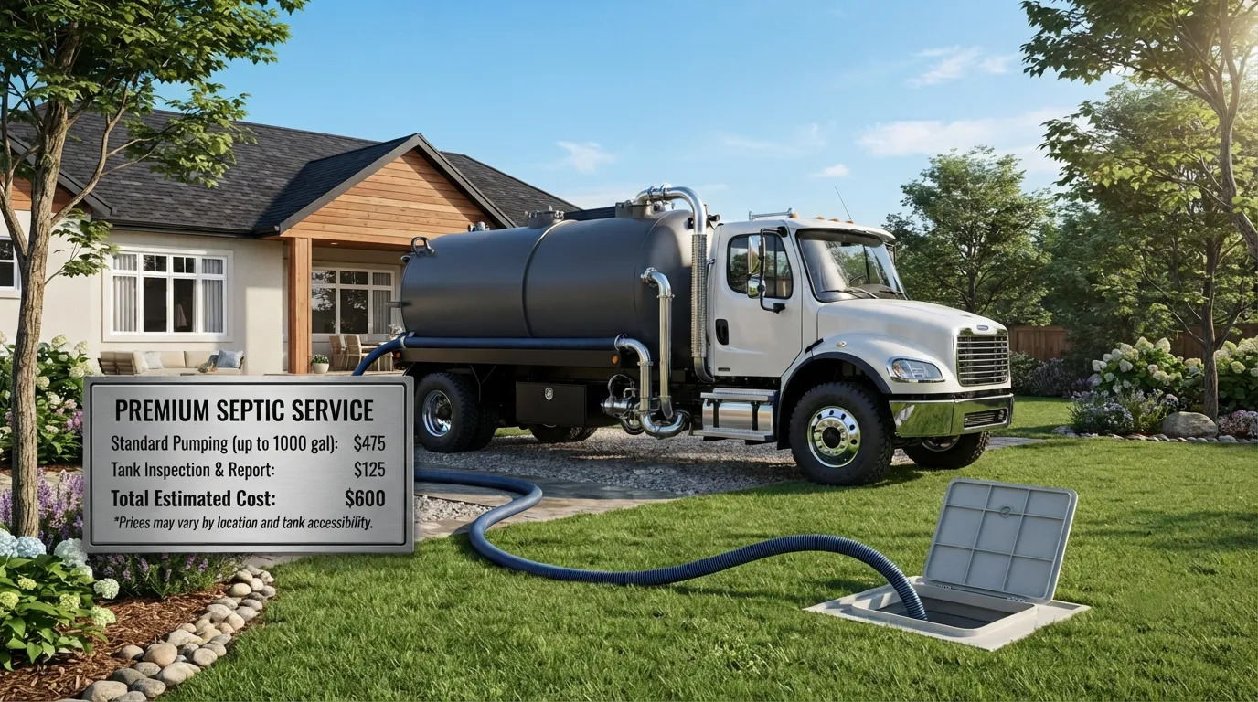 Septic Tank Pumping Cost in Sterling Heights, MI